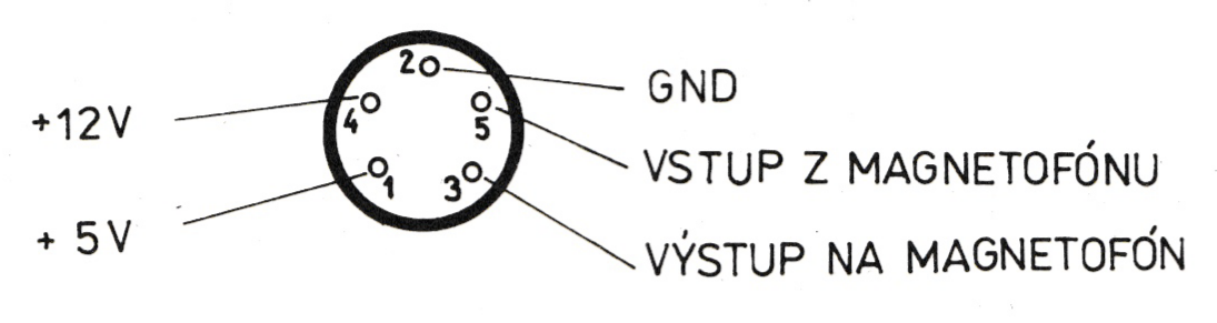 Microphone DIN connector