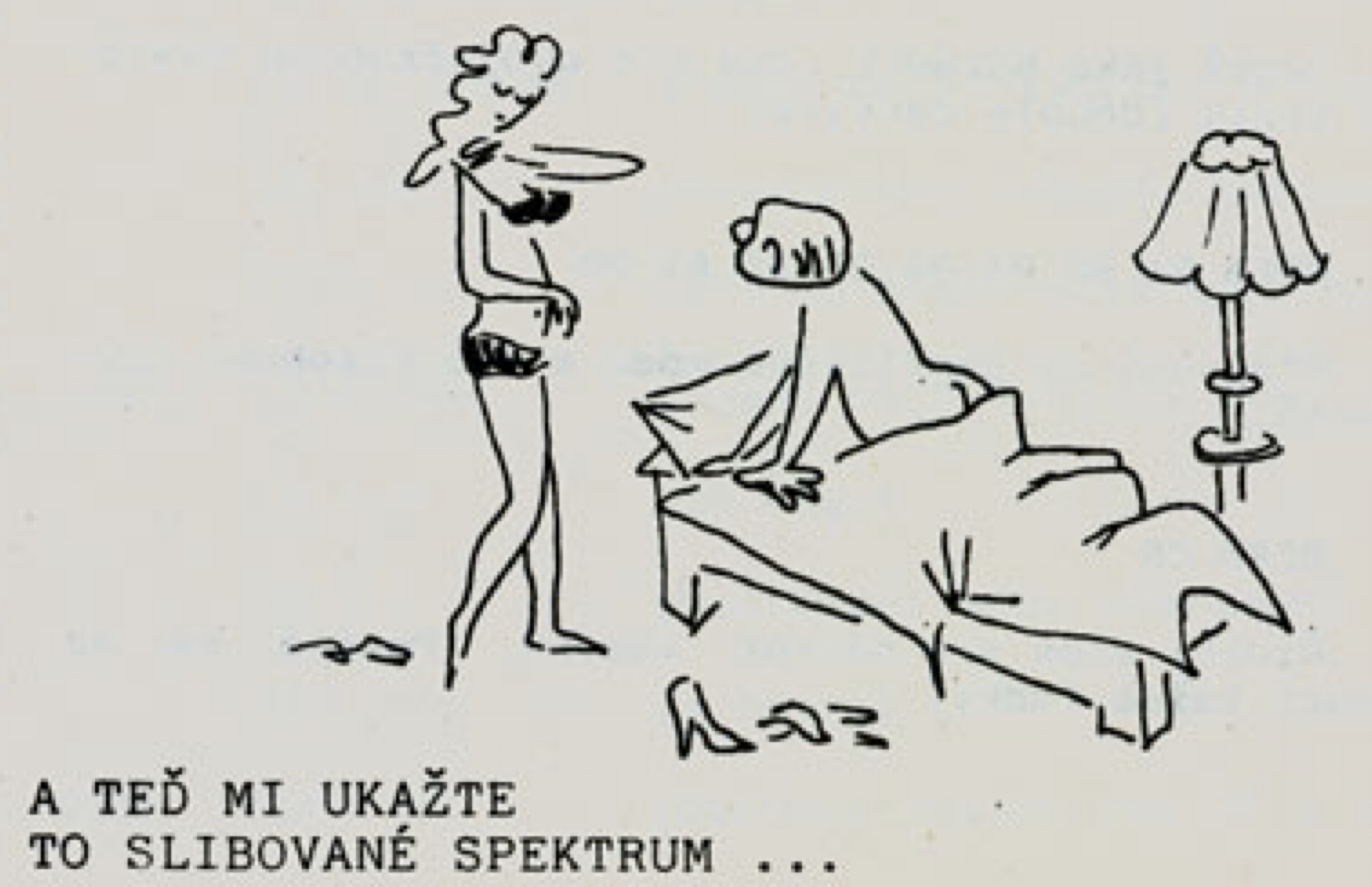 A cartoon from Mikrobaze magiazine