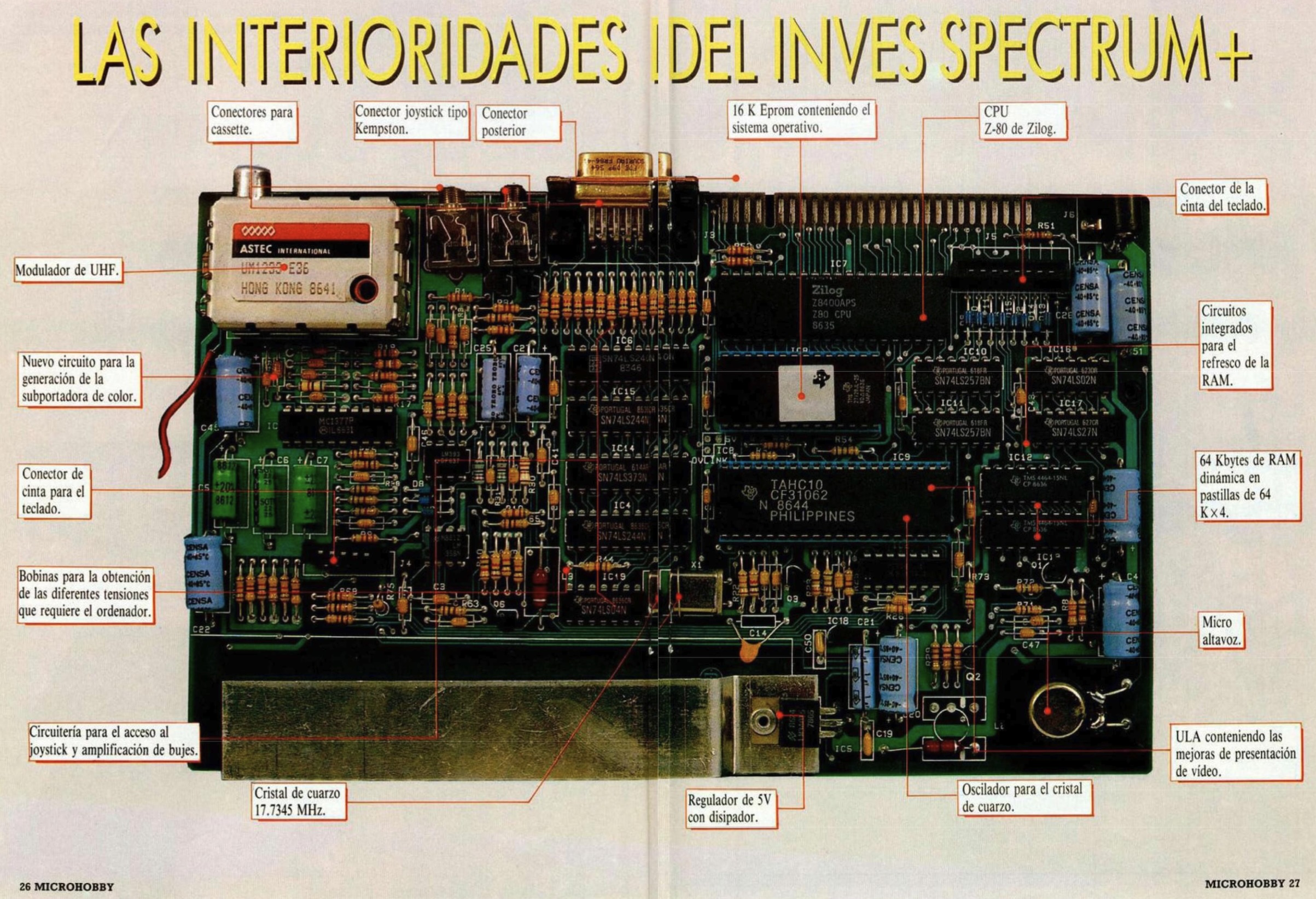 Inves Spectrum+ motherboard