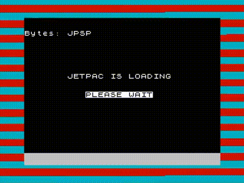 Jetpac loading screen