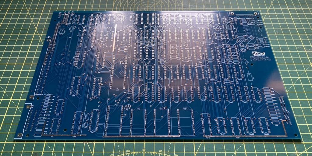 The Mistrum mainboard, as realised by Lazarus Long