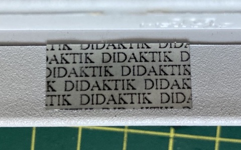 Didaktik M warranty sticker