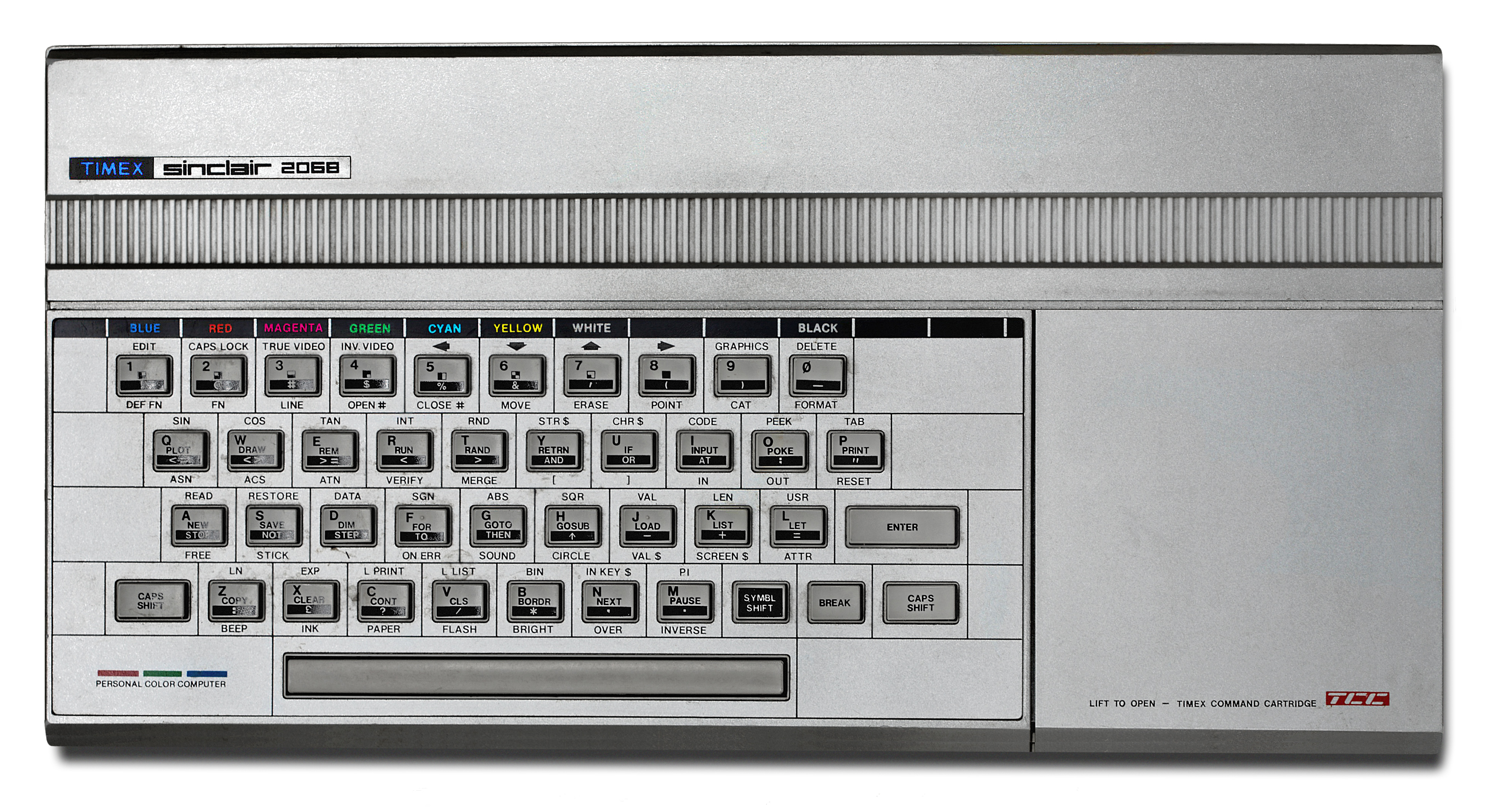 The TS2068, with a full-sized space bar