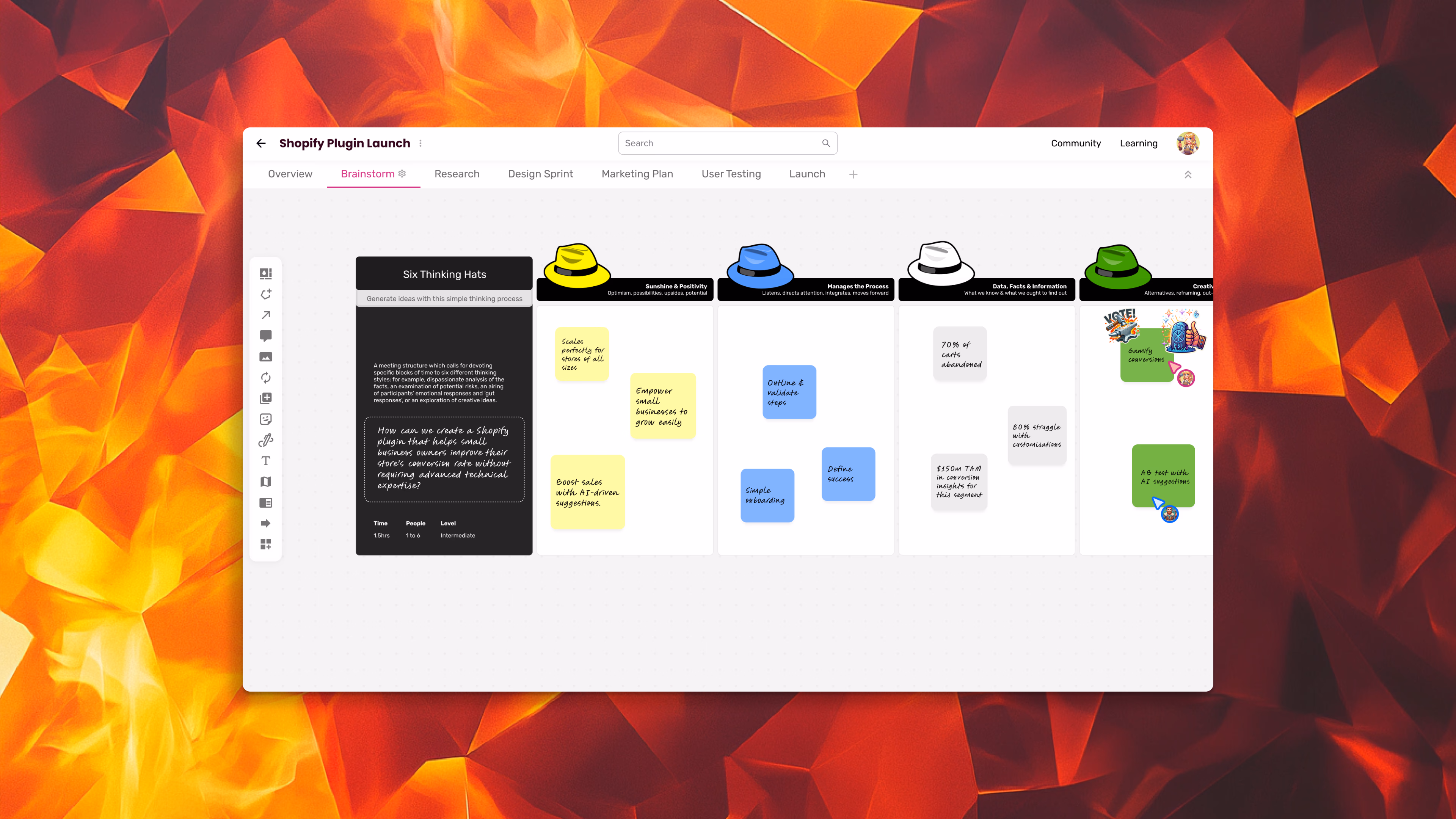 Forge Canvas interface
