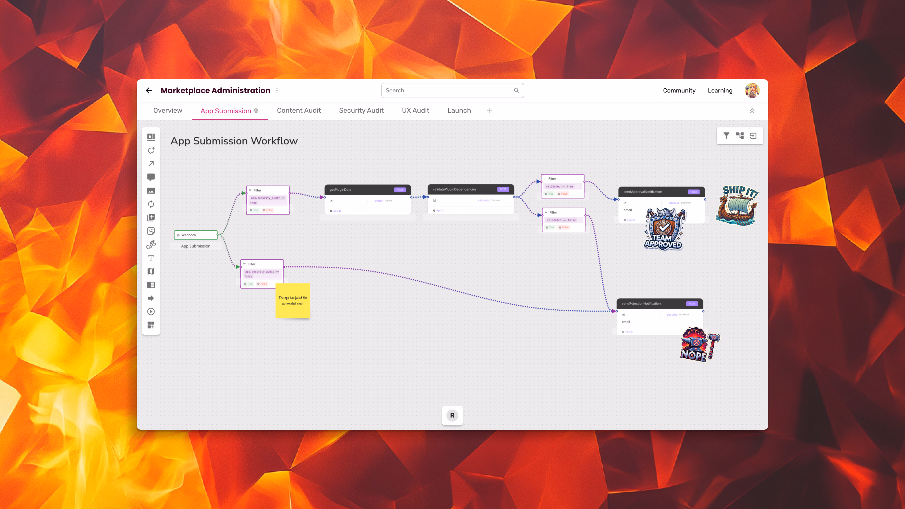 Forge Canvas workflows