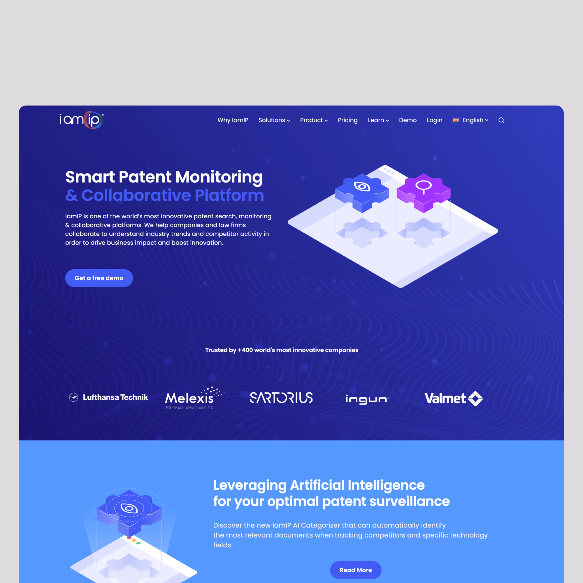 IAMIP patent intelligence platform