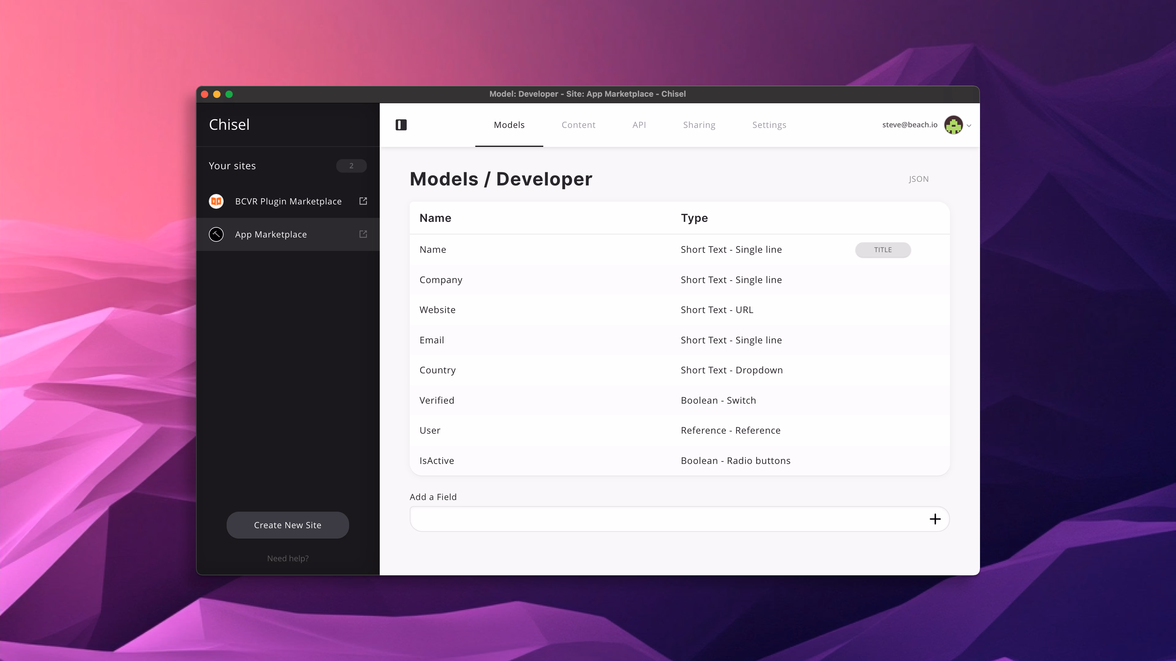Chisel desktop and web