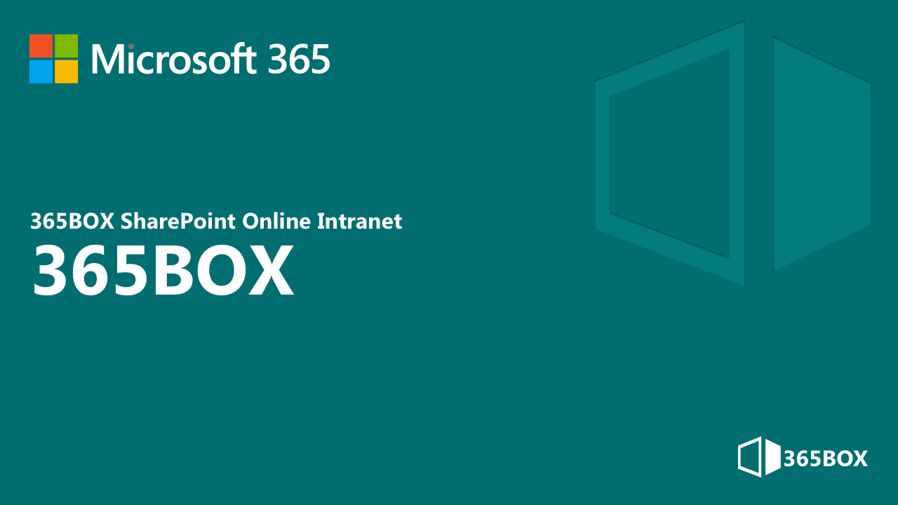 365BOX SharePoint Online Intranet