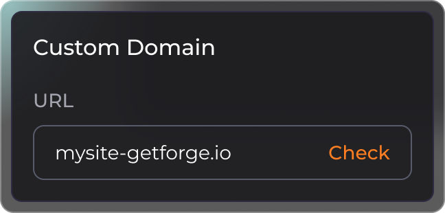 Domain Settings