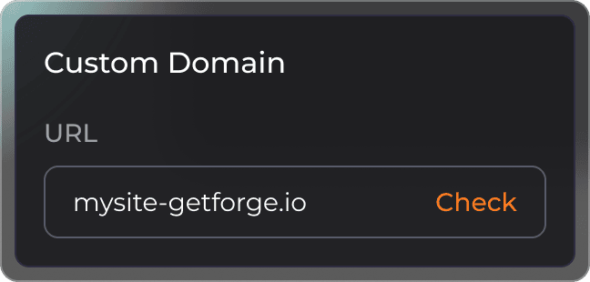Domain Settings