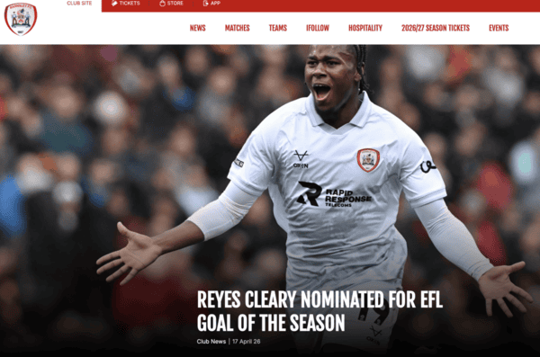 Reyes Cleary nominated for EFL Goal of the Season