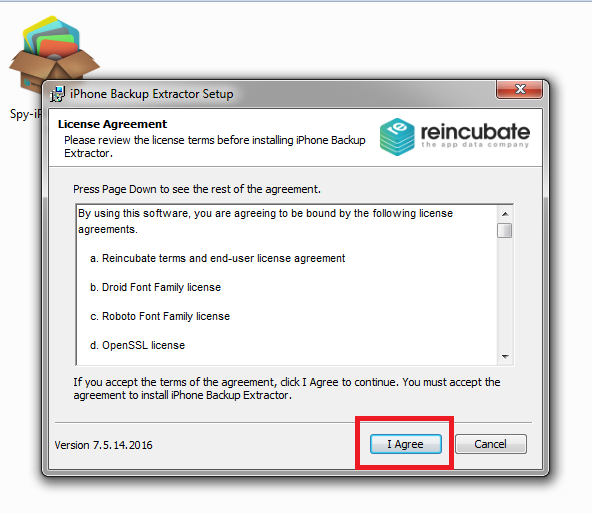 Installed Software Mobile Spy 1